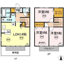 プリムローズ B棟の物件間取画像